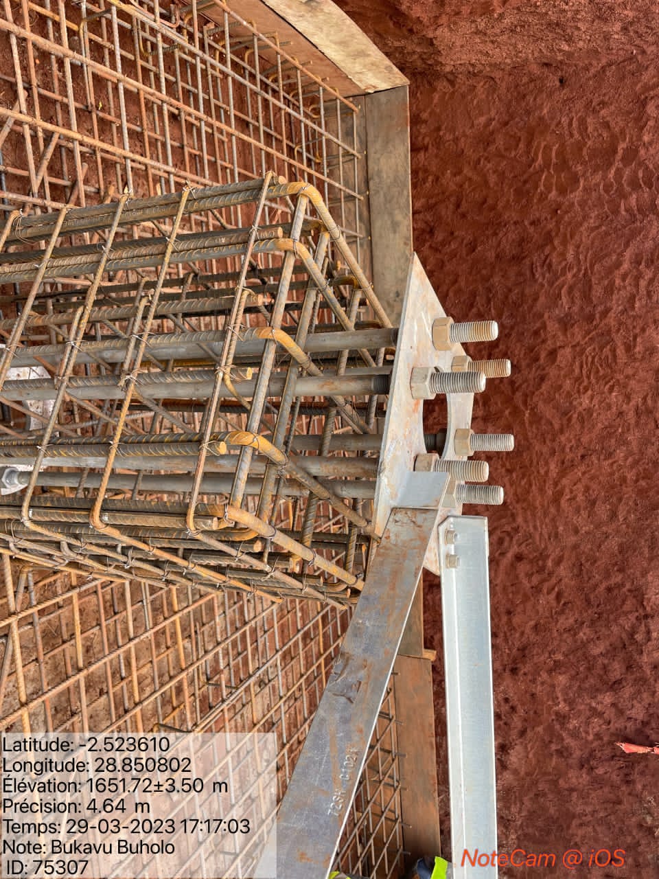 Cage d'armatures & platine d'ancrage